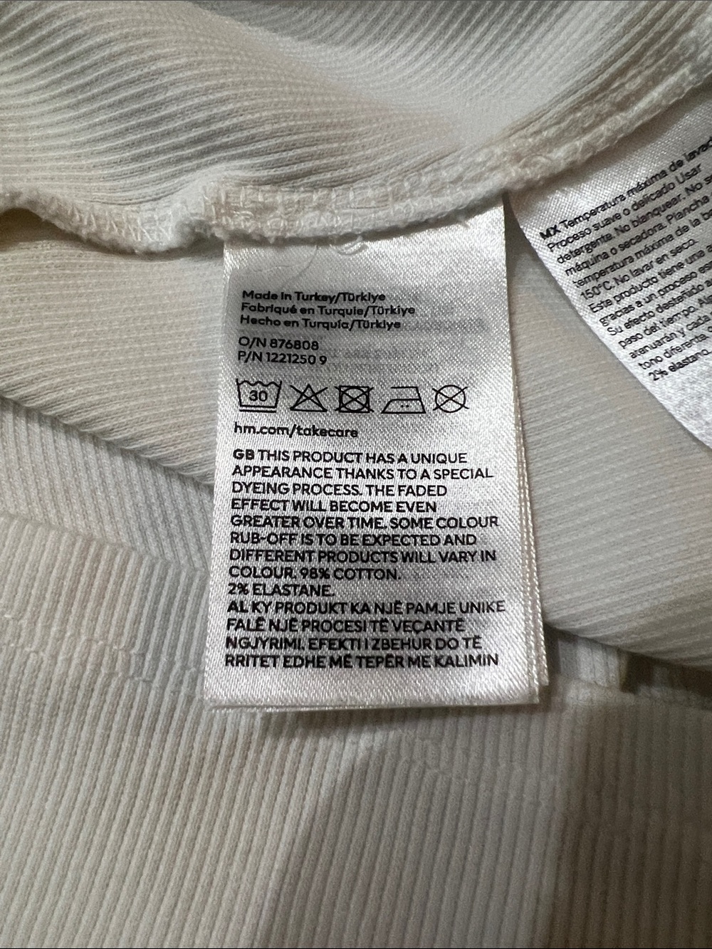 Divided H&M Ribbed Tank Top - Picture 6 of 6